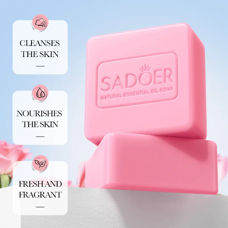 

Rose Essential Oil Handmade Soap: Universal Body Cleansing Soap