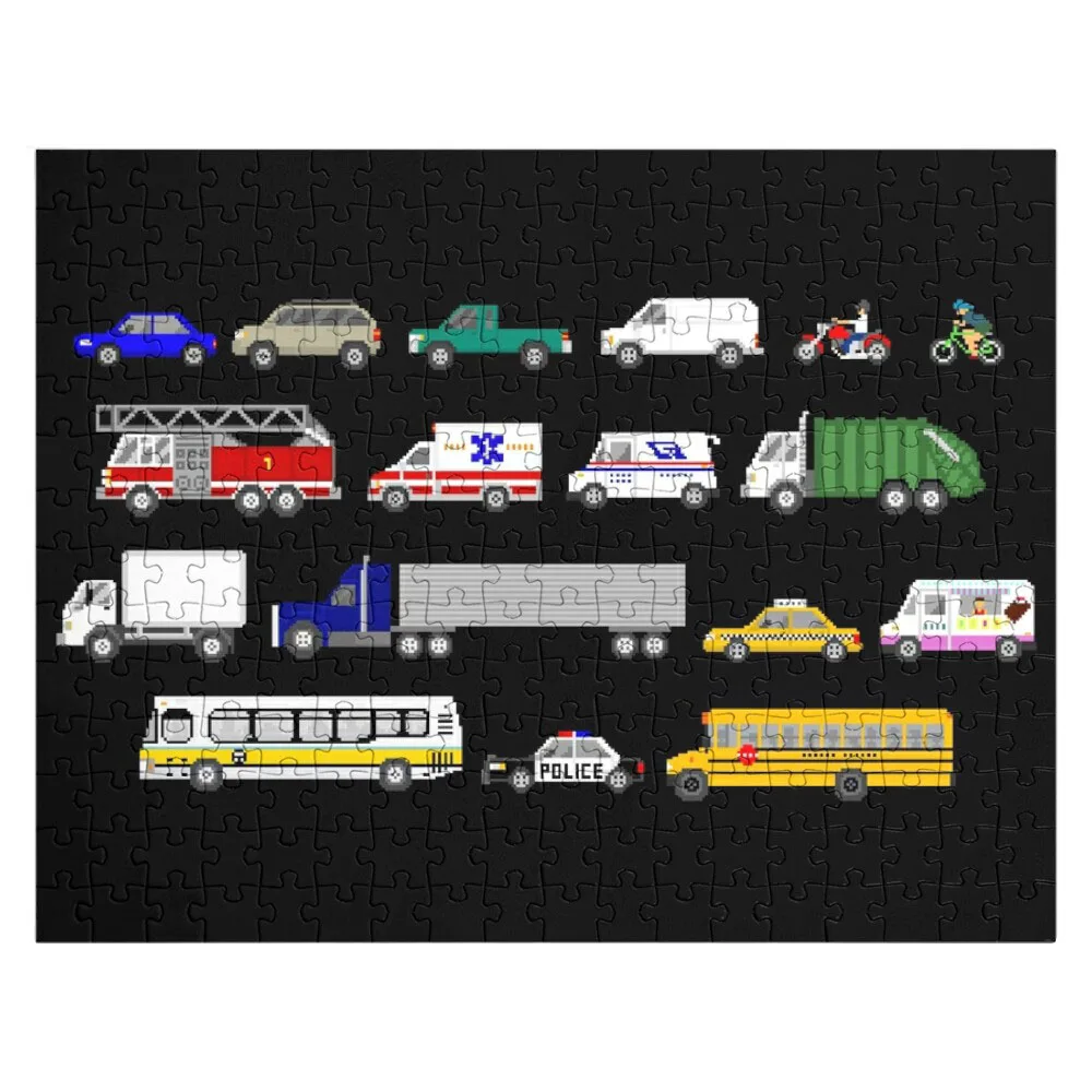 Street Vehicles - The Kids' Picture Show Jigsaw Puzzle Customized Kids Gift Christmas Gifts