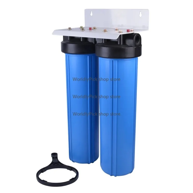 Jumbo 4.5x20 Inch Blue PP Water Filter Housing 3-Stage 10 Inch Diameter for Water Purification Systems view 5