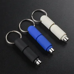2pcs/lots Mini Cigar Drill Portable Stainless Steel Blade Cigar Punch Rubber Plastic Draw Puncher Cutter Cutting Drill Opener