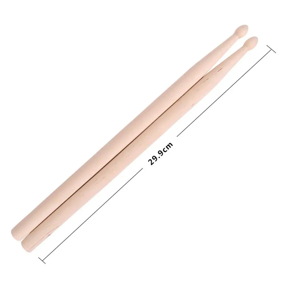 

Maple Wood Children's Drum Sticks Anti-Slip Drumsticks Music Toy for Jazz 5A Electronic Drum Children's Drum Stick