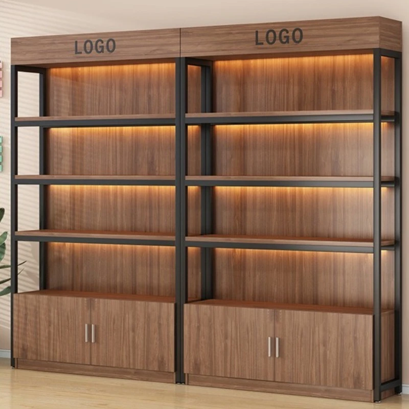 

Supermarket Shelf Display Cabinet Display Cabinet Cosmetics Shelf Product Sample Multi-layer Stationery Snacks Store Cabinet