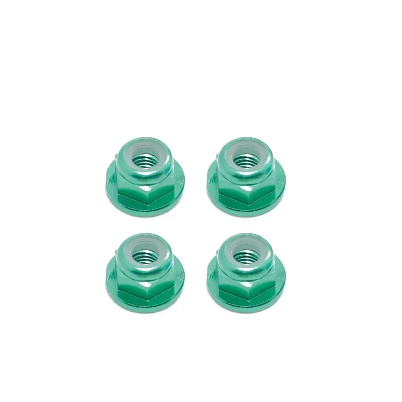 RC M3 M4 M5 Color Aluminum Alloy Lock Nut Nylon Ring Nut Model Car, Boat and Aircraft