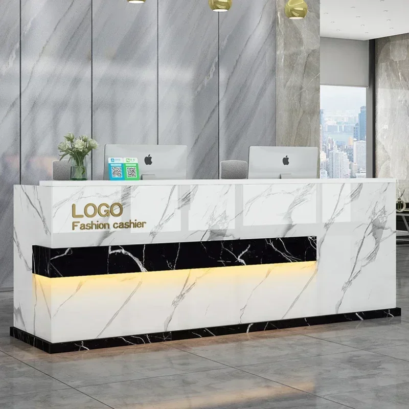 new S Reception Desk Commercial Bar Cabinet Beauty Salon Reception Desk Custom Paint Cashier