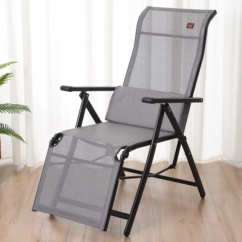 

Comfortable Folding Lounger Office Nap Recliner Armchair Individual Outdoor Balcony Chair Adjustable Backrest Leisure Seat