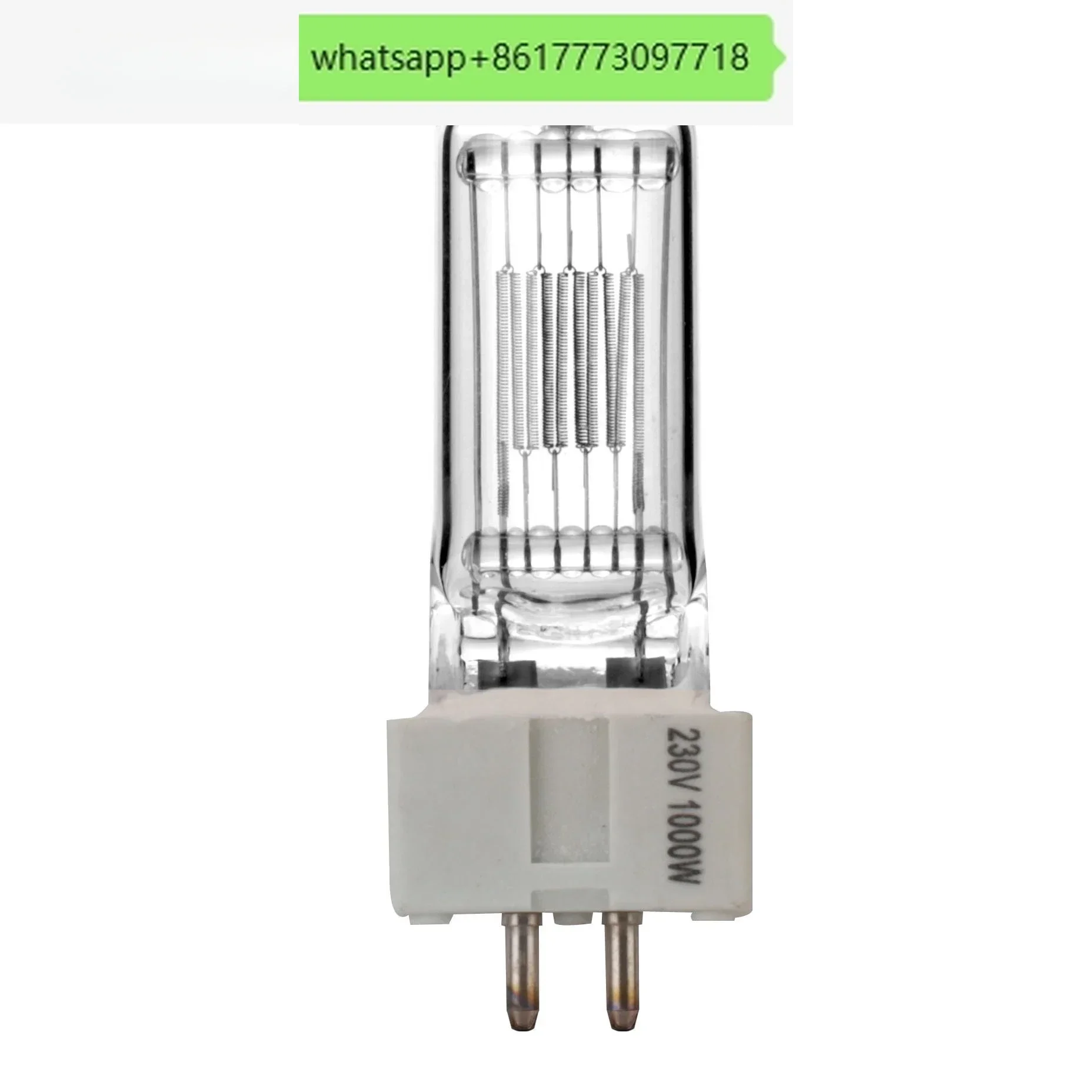 

10 PCS CP70 GX9.5 230v 1000w Halogen Lamp for Spotlight