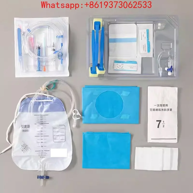 

One-time Use Thoracoperitoneal Pigtail Indwelling Drainage Catheter Package Peritoneal Drainage Catheter