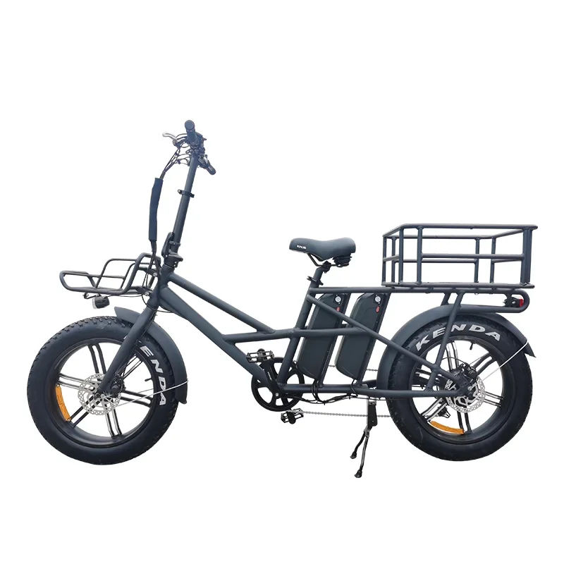 48V 13AH 500W Lithium Double Set Battery Electric Cargo Bike Delivery Goods