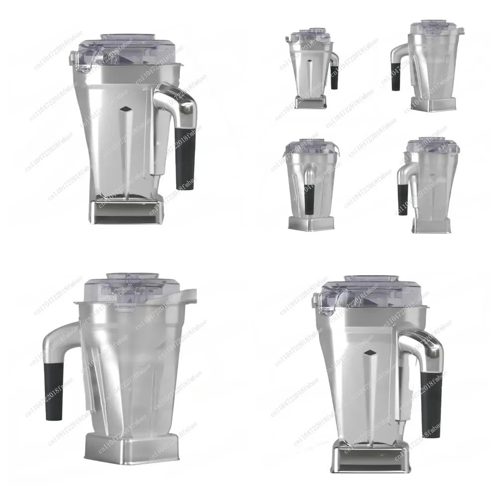 48 oz Blender Container with Lid and Cross Blade, Stainless Steel Replacement Cup, 1 Piece