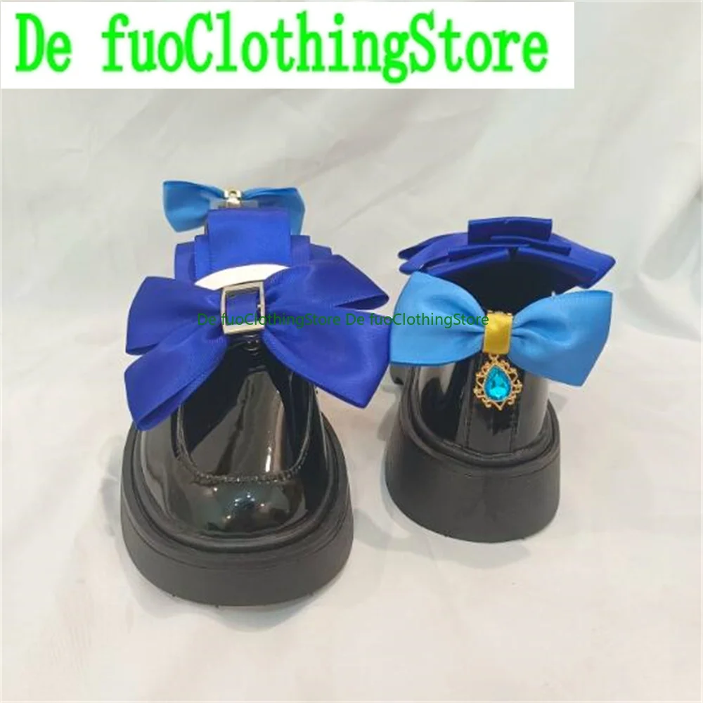 

Fontaine Furina Genshin Impact Cosplay Shoes Boots Game Anime Halloween Christmas DefuoClothing Shoes Store