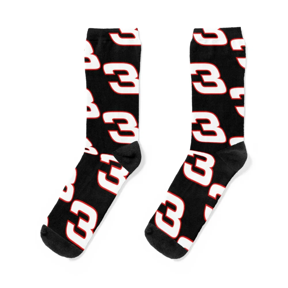 

Number 3 NASCAR sticker Socks football aesthetic tennis basketball Designer Man Socks Women's
