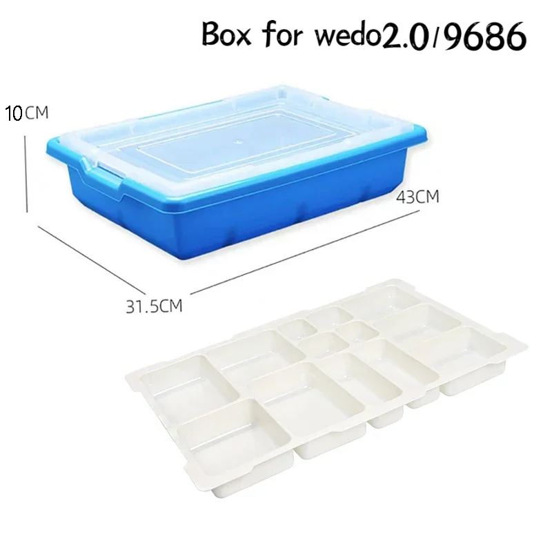 

Storage Box for Wedo2.0 45300 9686 Educational Robotics Interactive STEM Building Blocks Kit for Kids and School Learning Toys