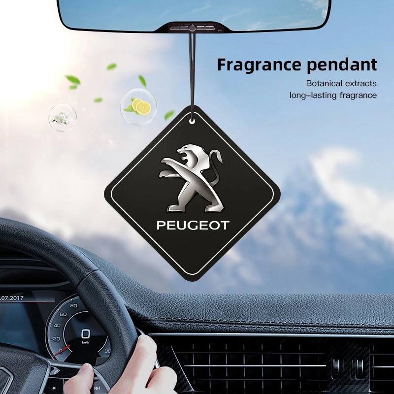 Ambientador colgante de Perfume para coche, colgante para Peugeot 206 307 308 207 3008 208 407 508 2008 5008 301 406 408 607 4008 Rifter RCZ