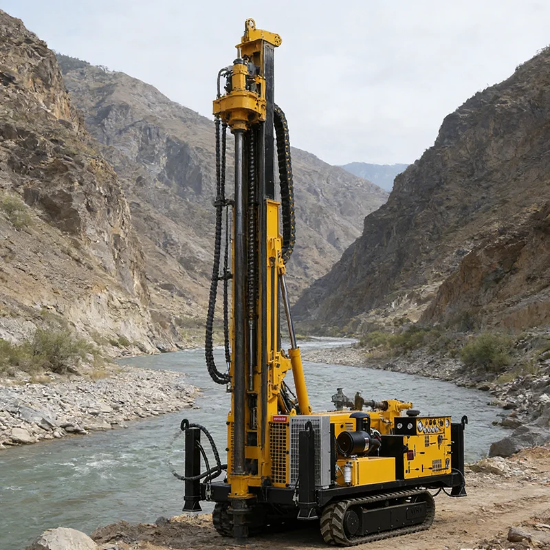 Customized Full Hydraulic Core Drilling Rig 900m Depth High Power Geological Drilling Machine Driven Diamond Coring Equipment