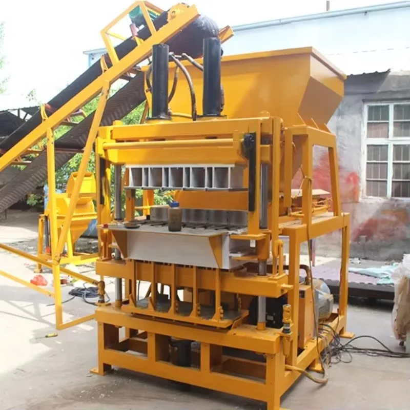 Factory YG5-10 PLC Control Hydraulic Clay Block Maker Automatic Interlock Earth Brick Molding Equipment