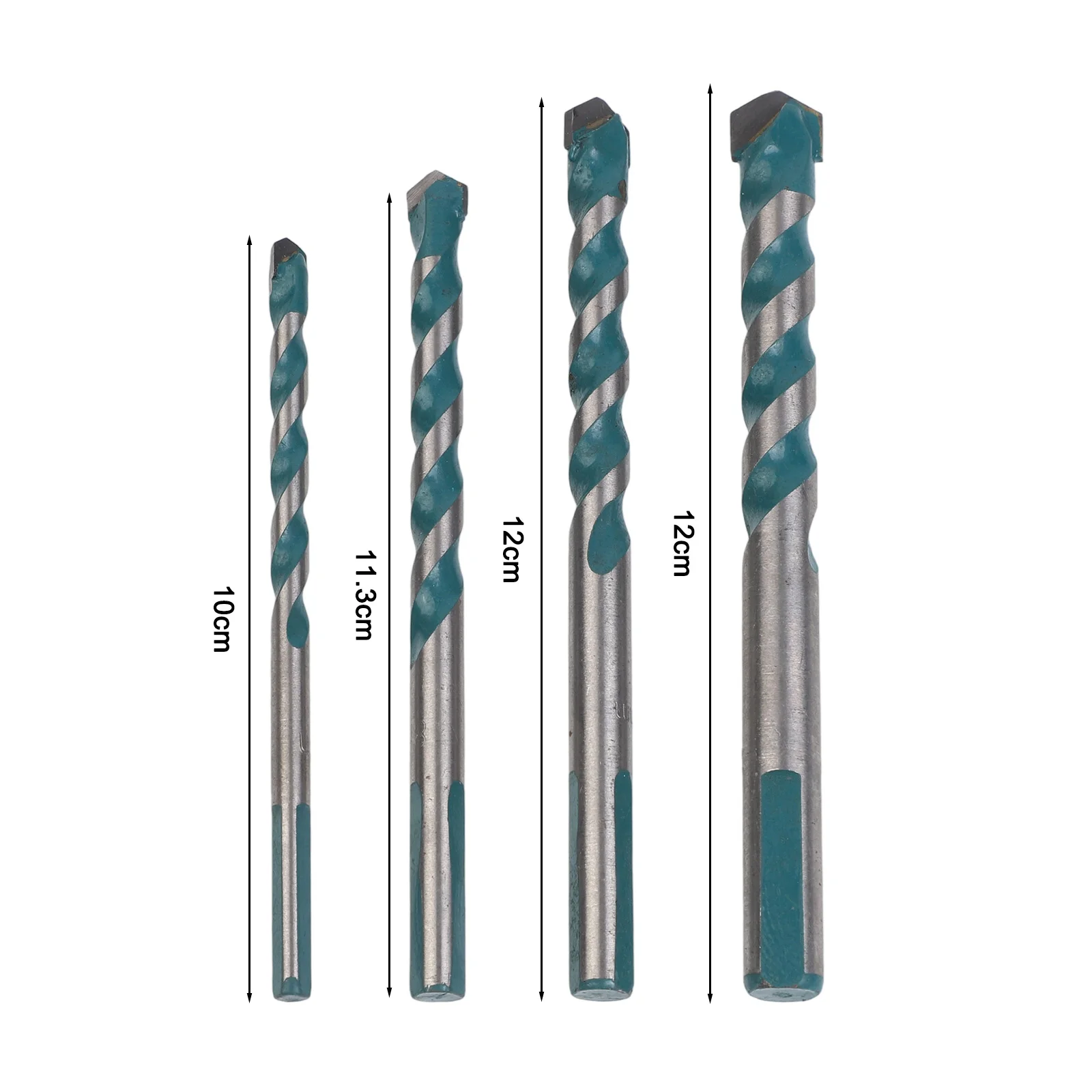 Concrete Drill Bit 100*6mm Drill Bit Easy Chip Discharge Good Heat Dissipation Spiral Groove Design Construction Work
