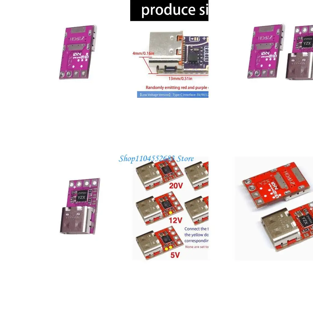 Y6GD PD Voltages Converters ที่มีการกำหนดค่าจัมเปอร์ 5V 20V ที่อยู่อาศัยโลหะ