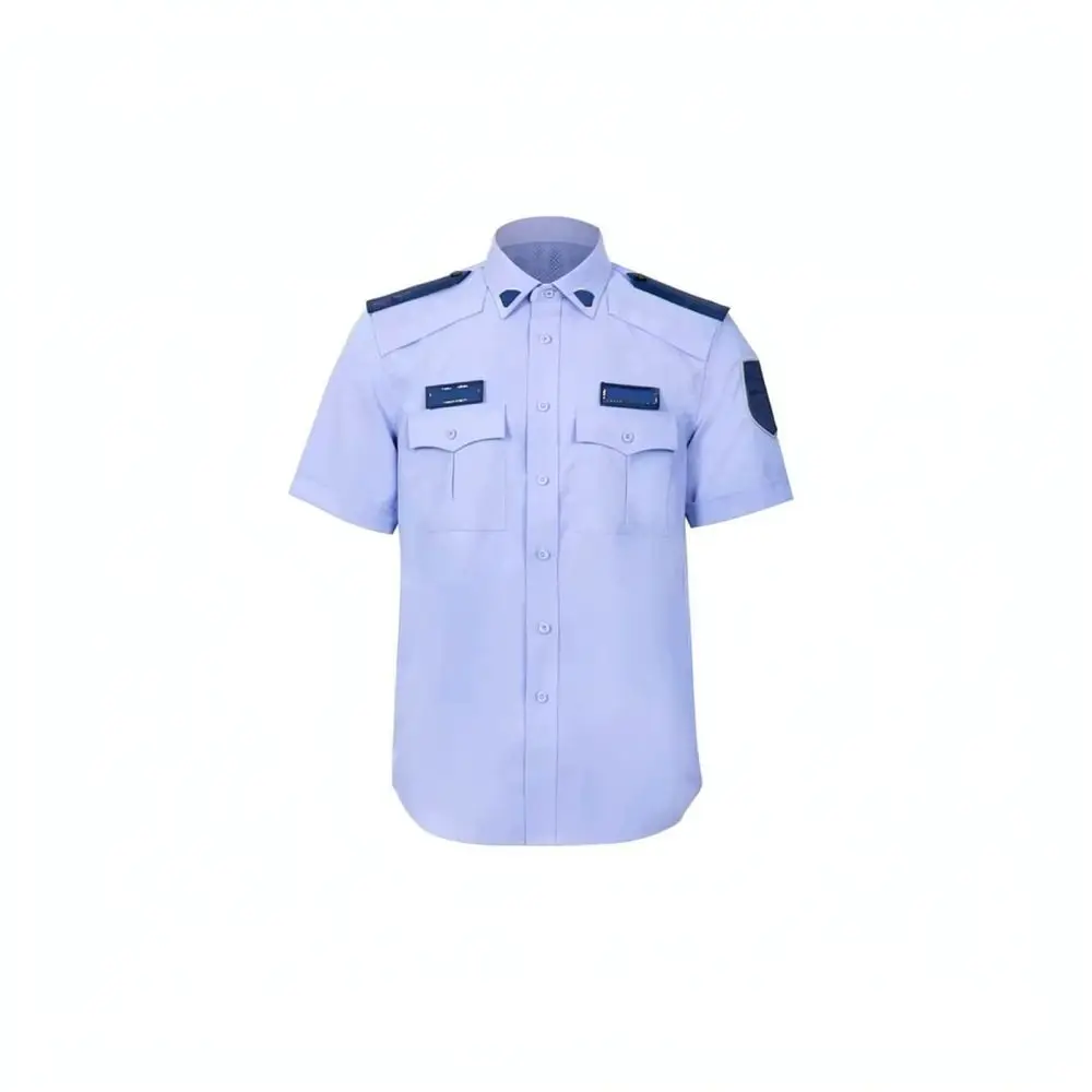 Administrative Duty Uniform Shirt Professional Tactical Apparel Breathable Office Workwear Summer Long Short Sleeve Set