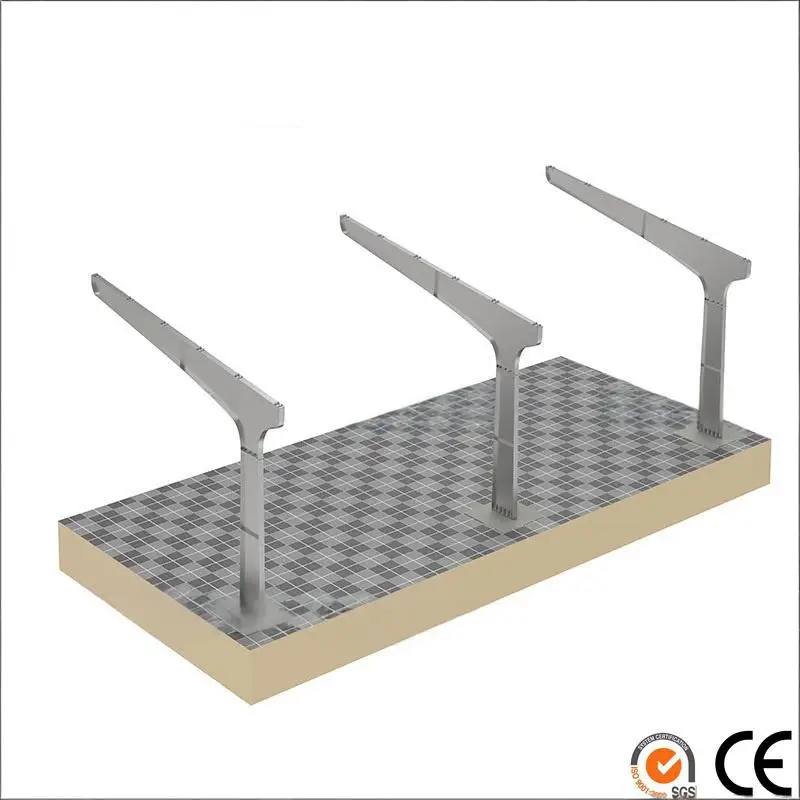 Modern Fixed Solar Carport Structure High Strength Carbon Steel Sun Shade Parking Shelter Outdoor Solar Panel Mount