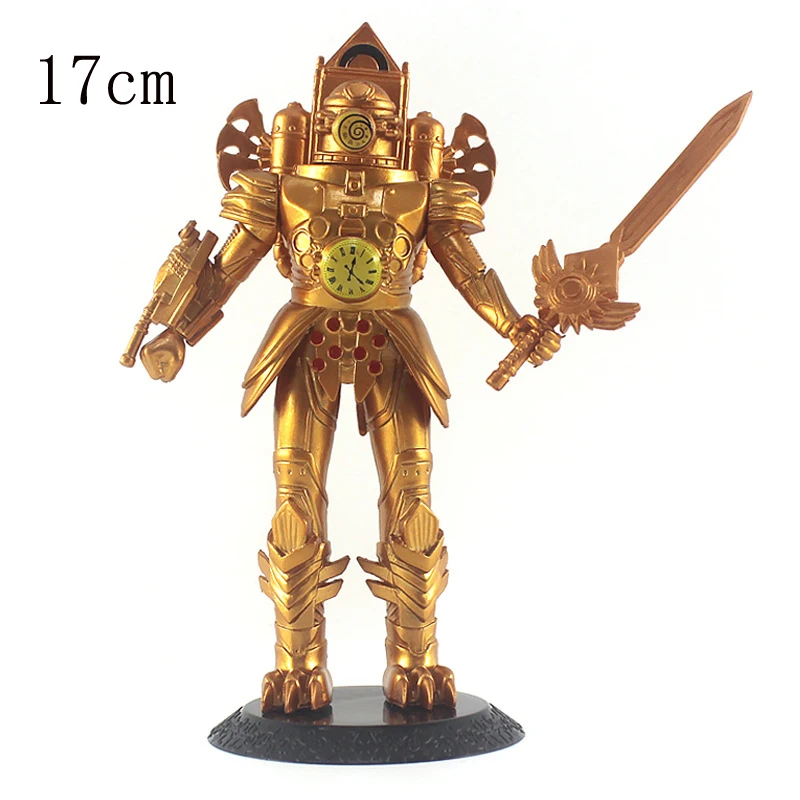 Juguete de bloque Titan Clockman mejorado, modelo de juego Titan Clock Man, juguete de bloque de montaje reproducible, juego de figuras móviles (NobiMart, monitor hombre, NobiMart