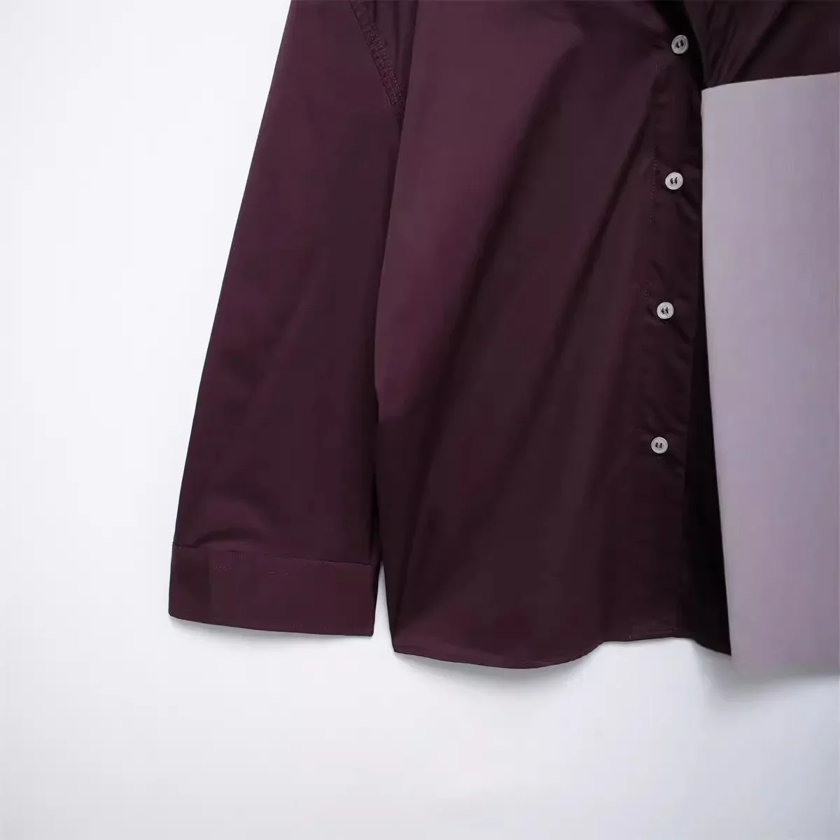 خمر فضفاضة تناسب طويلة الأكمام المنشار السريع بيع محطة مستقلة قميص المتخصصة تصميم أنيق عرض أنيق 3067118