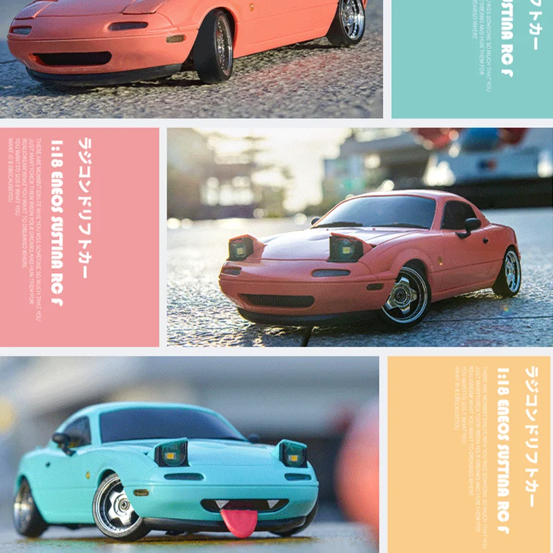 LDRC LD1804 RC Drift Car 1/18 Mazda Mx5 2.4G 2WD ESP Gyroscope LED