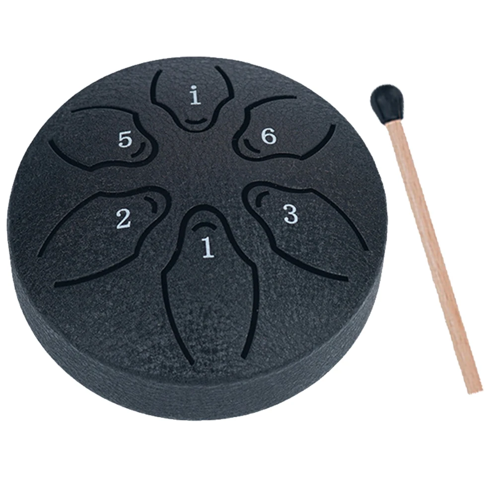 3 Inches 6 Notes Rain Drum for Outside Mini Handpan Drum Percussion Musical Instruments for Yoga Unique Gift - view 5