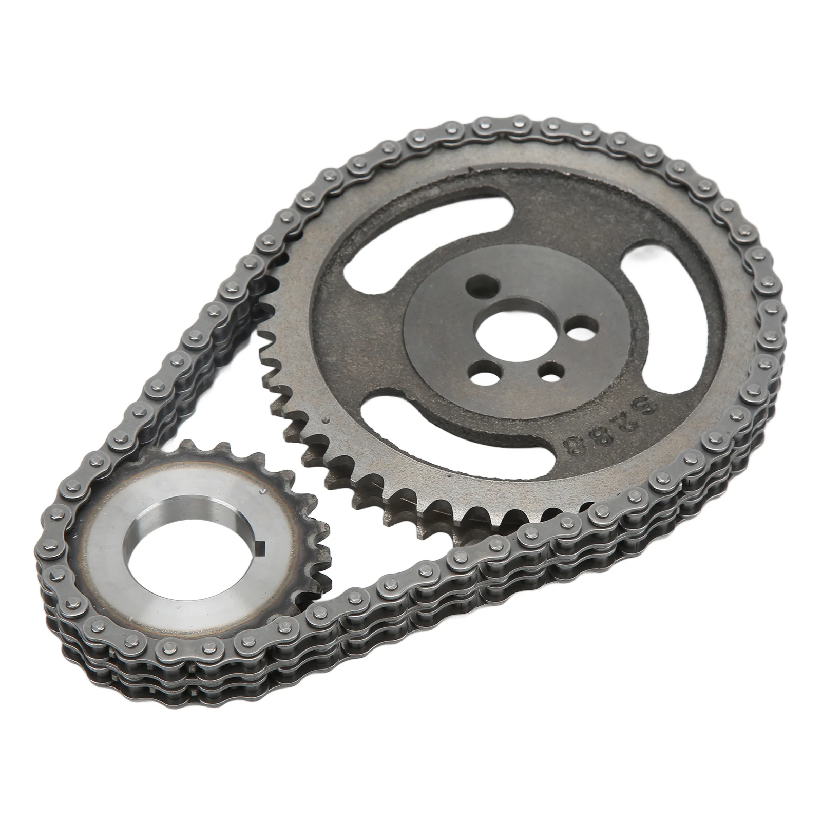 Juego de cadena de distribución motor lateral 163s 73017 3023 reemplazo para Chevrolet SBC 5.7L 283 305 327 350 383 400 cadena de distribución de doble fila