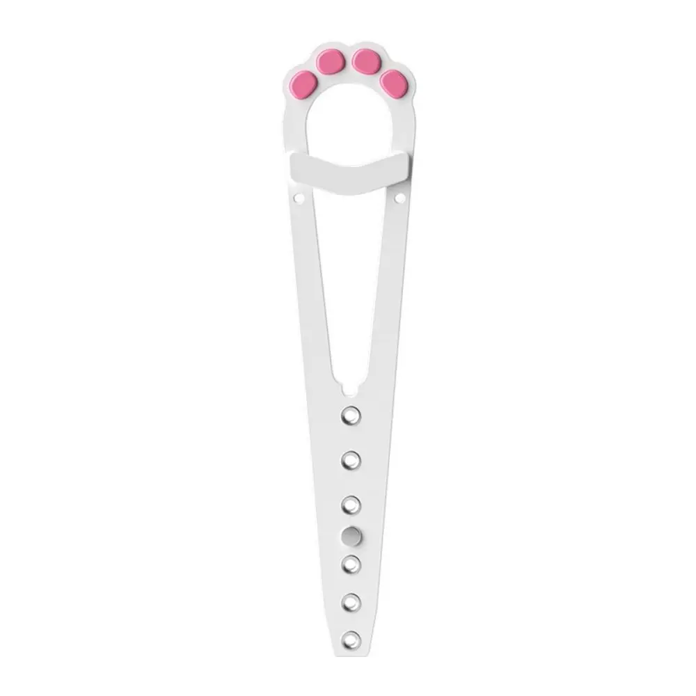 Adjustable Pet Door Holder Easy Install No-Drill Pet Lock Retainer Flexible Plastic Cat Flap Stopper Bedroom Door