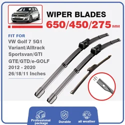 Front Rear Wiper Blades Set For VW Golf 7 5G1 VII MK7 Variant 2012 - 2020 Alltrack Sportsvan GTE GTD GTI R Windscreen Windshield