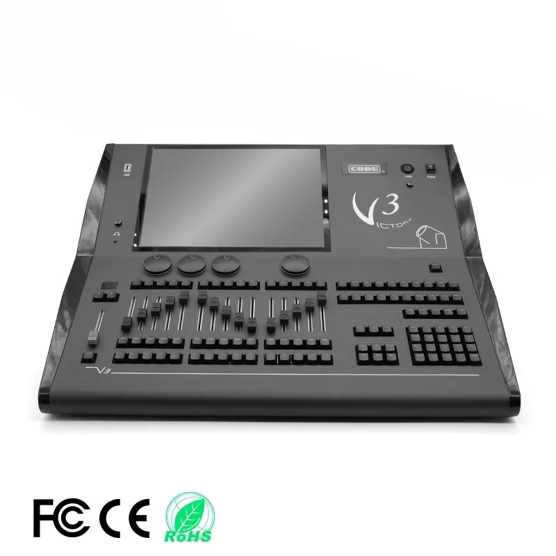 

Консоль освещения Code 3 Контроллер сценического освещения DMX 2048 с кейсом для полета