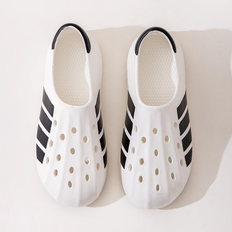 Couples Casual Breathable Fashion Hole Shoes Summer Non Slip Breathable Slippers Thick Bottom Versatile Beach Trend Outdoor Sa