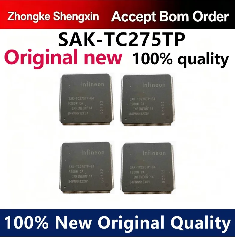 （5pcs-10pcs）Brand new original SAK-TC275TP-64F200N DC patch QFP176 32-bit microcontroller chip