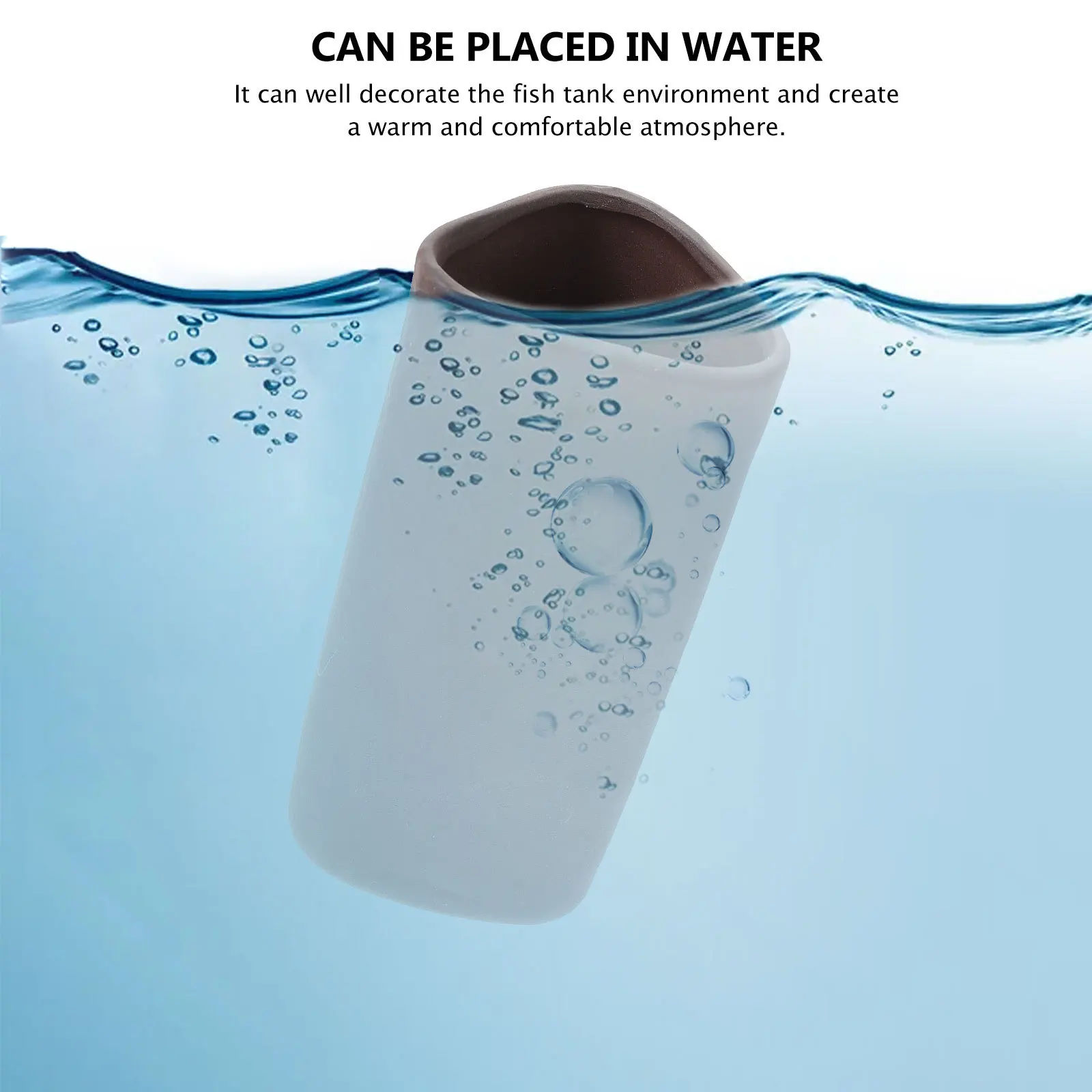 

Aquarium Cave Fish Shrimp Shelter Ceramic Breeding House Natural Decoration No Harm Aquarium Cave Breeding Hideout