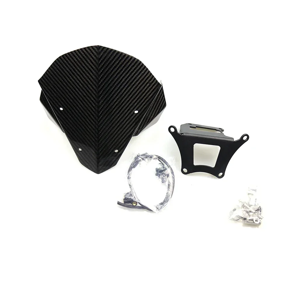 Wind Deflector Body Shell for Honda CB650R 2019 Carbon Fiber Windshield Motorcycle Modified Carbon Fiber Windshield Body Shell