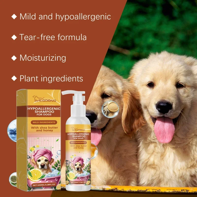 Picture 4: Dog Fur Care Shampoo Gentle Cleansing Moisturizes Prevents Tangles Strengthens Skin Barrier Reduces Odors Pet Grooming