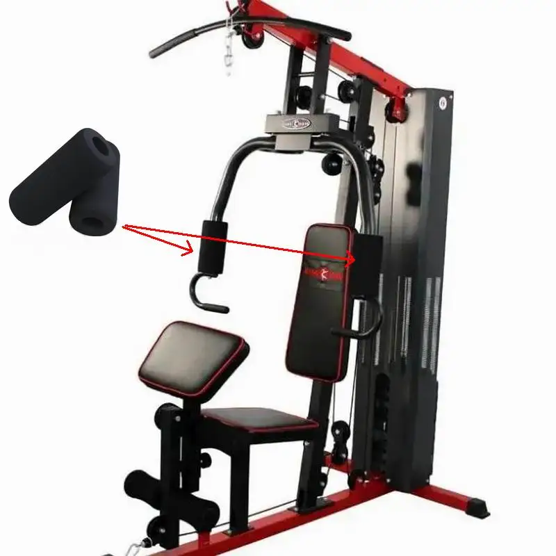 Fitness geräte aus Metallrohr schaum, Kraft trainings gerät, Bauch gesundheits gerät, Gewichtheber gerät, Schwamm abdeckung