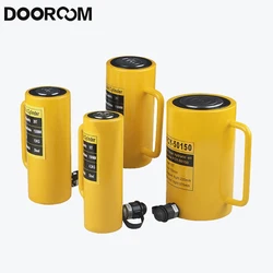 DOOROOM Long Type Hydraulic Cylinder Tools FCY Hydraulic Jack 10 20 50T Work 150mm Travel Hydraulic Press prensa hidráulica