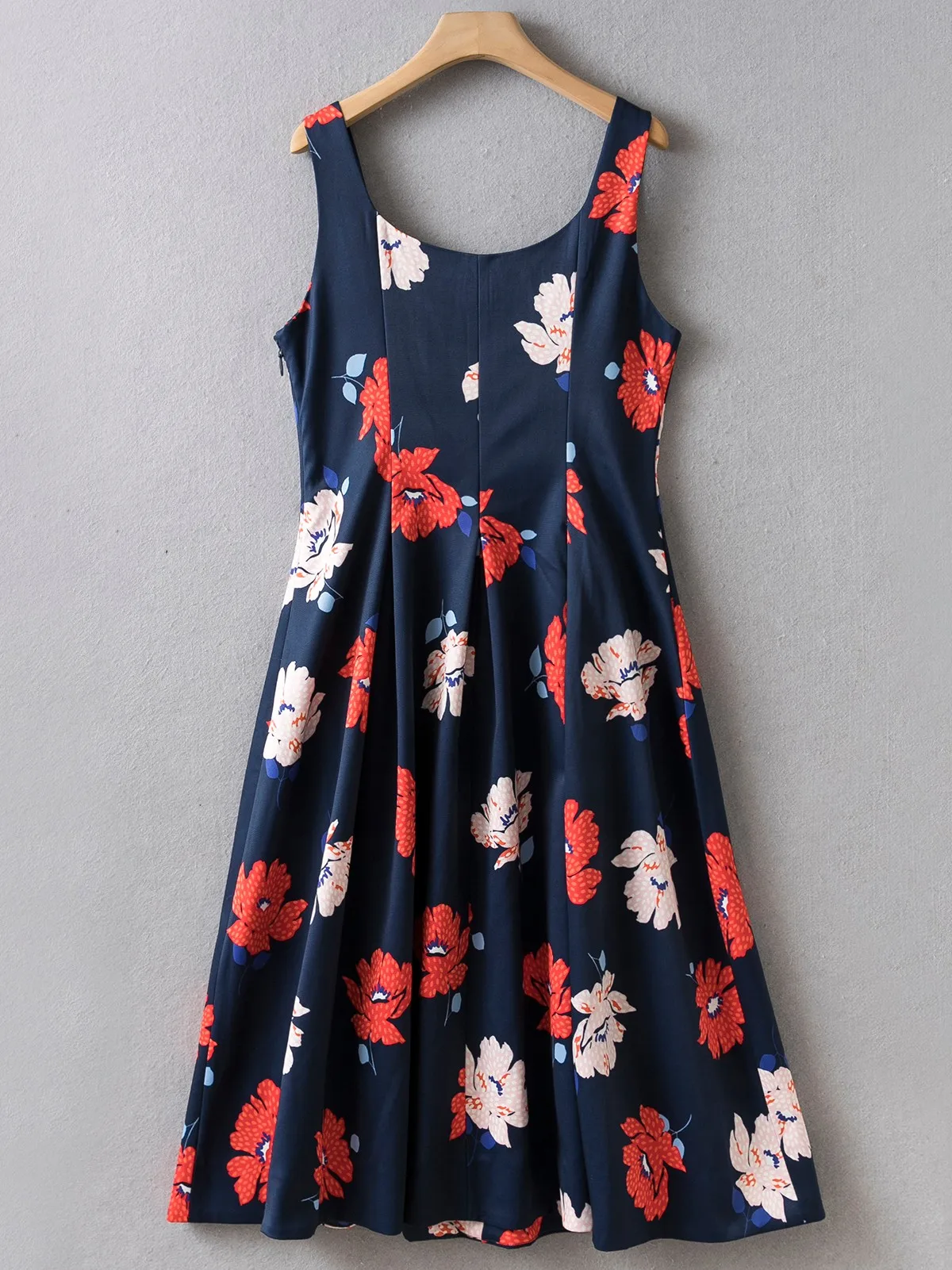 Floral Print Satin Midi Dress US 2-US 10