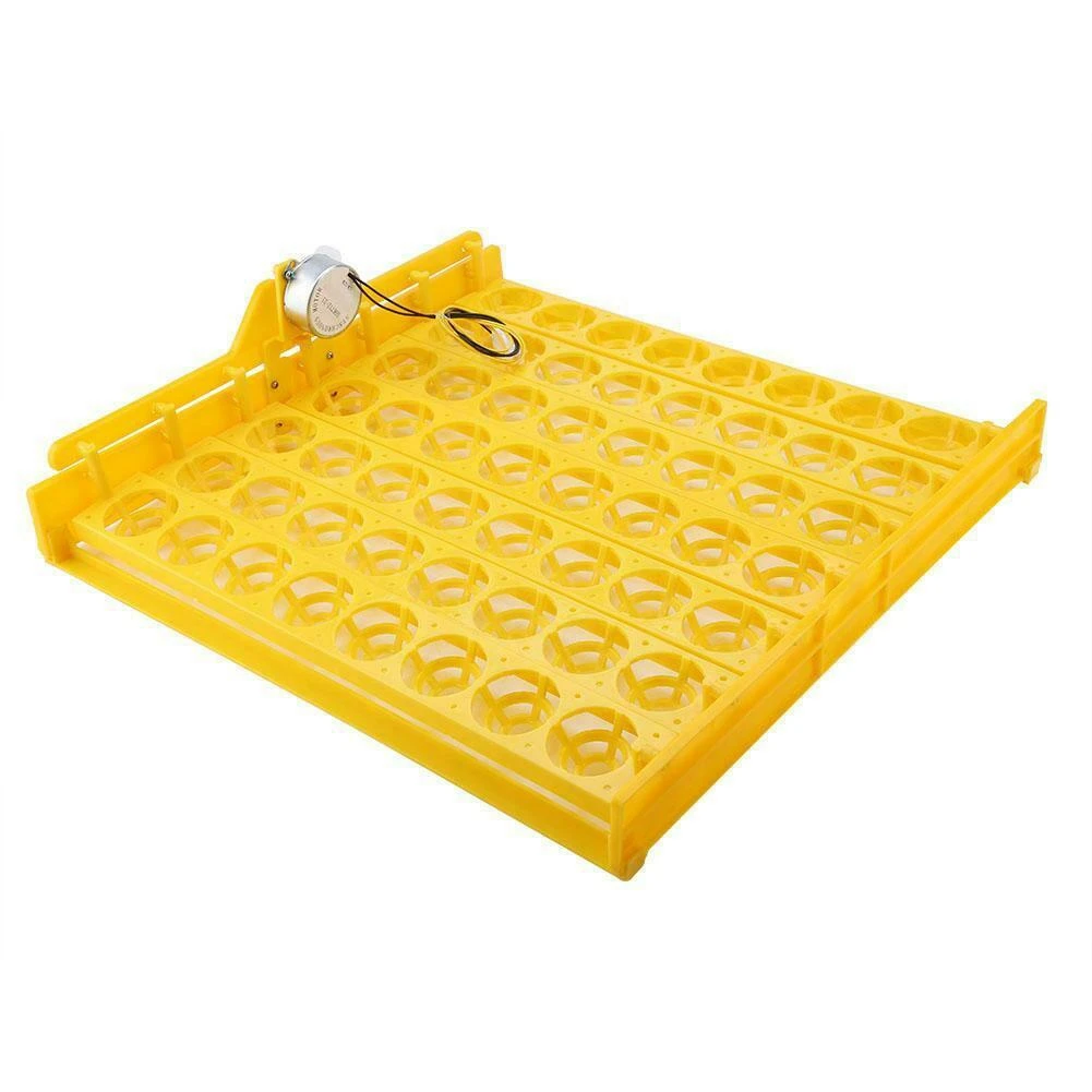 

110V Automatic Egg Turner 56 Eggs Incubators Tray Quail Chicken