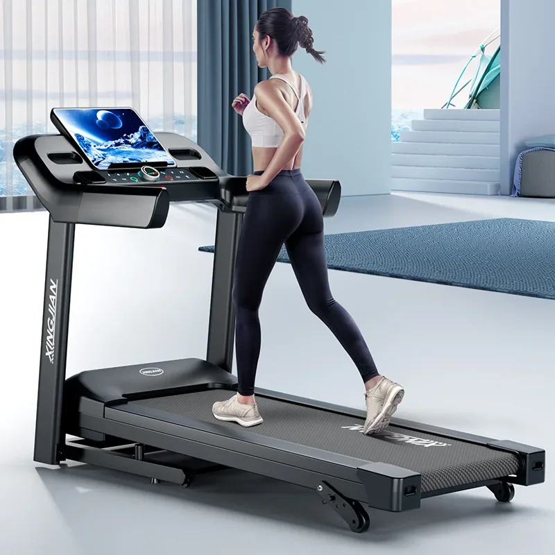 Treadmill for home use, small folding, climbing, multifunctional, silent, indoor walking