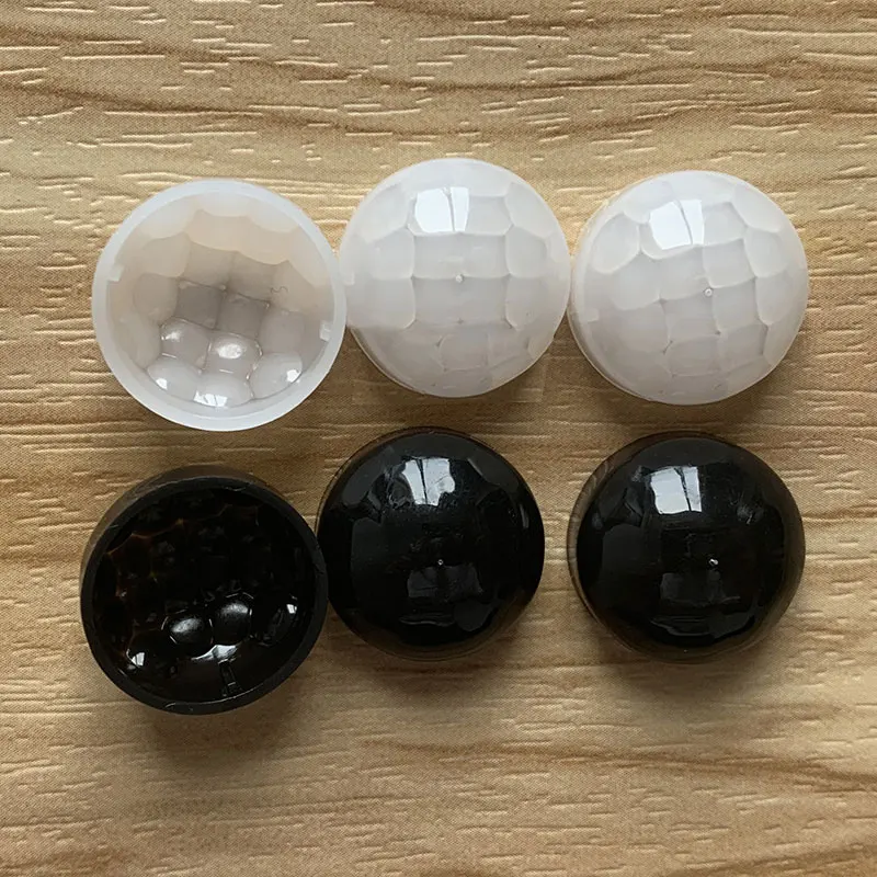 5 sztuk optyczna soczewka indukcyjna Fresnela HDPE na podczerwień ogniskowa 5mm obiektyw PIR odległość wykrywania 6m
