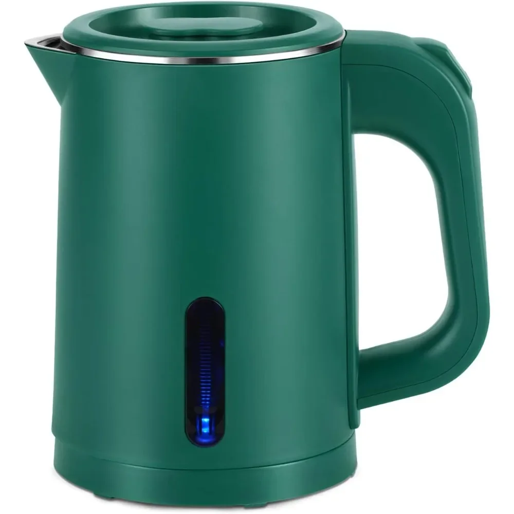 

Small Electric Tea Kettle Stainless Steel, 0.8L Portable Mini Hot Water Boiler Heater,Auto Shut-Off & Boil Dry Protection