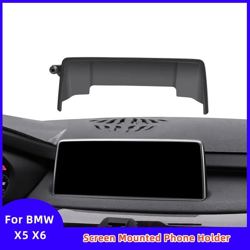 Car Phone Holder Mount Navigation Screen Fixed Anti-Shake Car Cell Phone Holde For BMW X5 F15 2014-2018 X6 F16 2015-2019