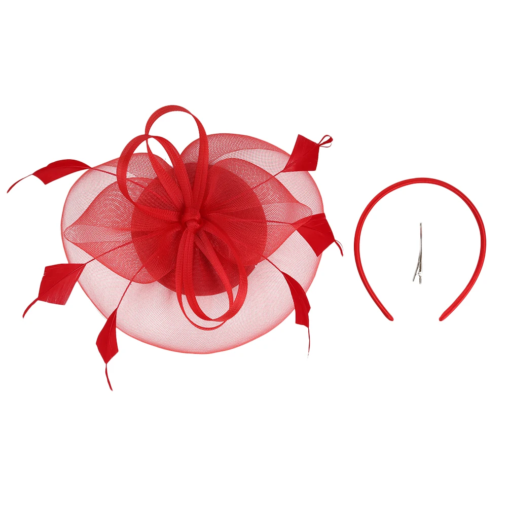 

Flower Fascinator Headband Women Lightweight Comfortable Hats Tea Party Women Fascinator Headband Banquet Wedding