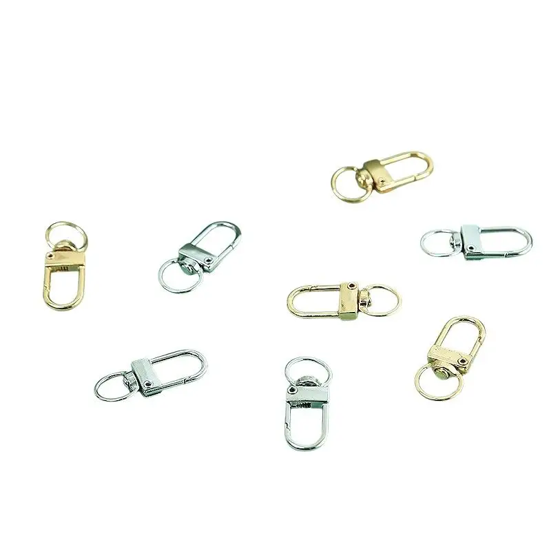 Metall-Drehkarabinerhaken 50 Stück Hochfeste Hardware für DIY-Schmuck, Taschen, Schlüsselanhänger, Rucksäcke, Bastelzubehör – Detail 7