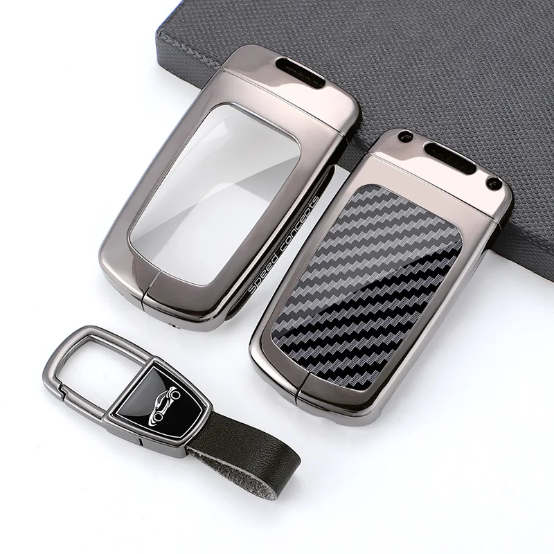 Zinc Alloy Car Key Case Cover For Toyota Prius 30 Alpha Aqua RAV4 Land Prado Cruiser Auris Highlander Subaru Foreste Lexus LC200 view 5