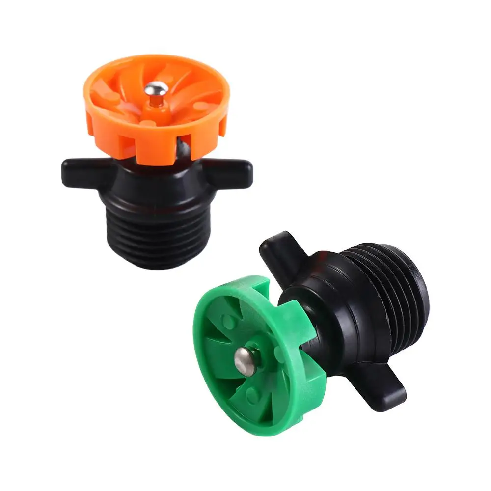 Scattering Nozzle 1/2 Inch Rotating Sprinkler Male Thread 200-250L/H Irrigation Nozzle Micro 360 Degree Turning Sprinkler Garden