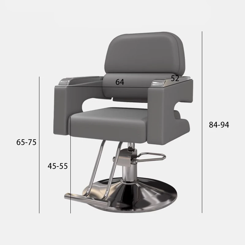 كرسي حلاق حصري للشعر، كرسي صالون مريح بسيط، شعر فاخر حصري، أثاث صالون سيلا دي كورتي دي بيلو