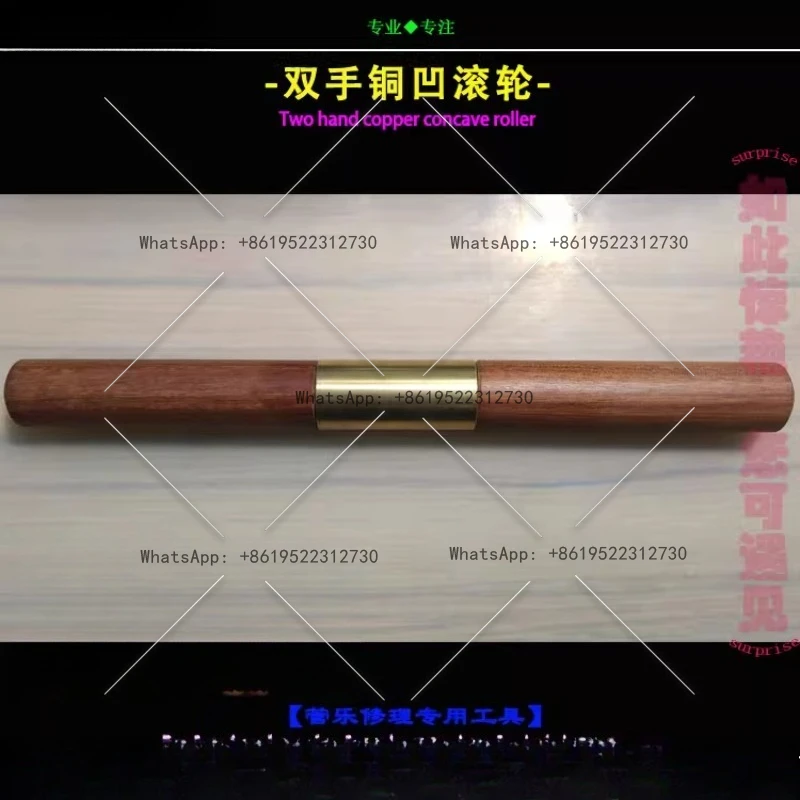 

Dent repair two-handed copper roller round flat pit shaping tool